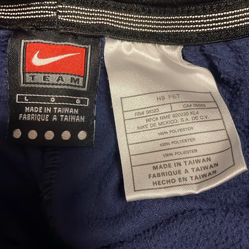 Nike running navy blue fleece pants. Size XL - Picture 9 of 10